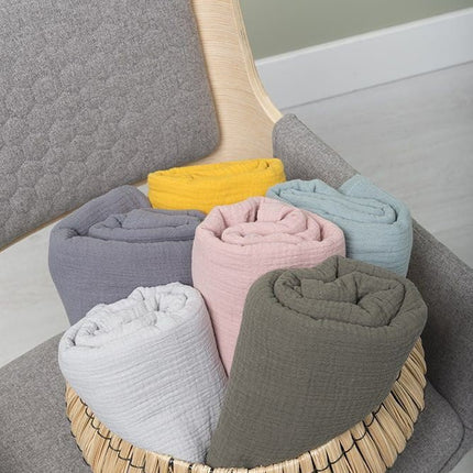 Baby's Only Inbakerdoek Breeze Stonegreen 120x120cm koop je bij Babywinkel