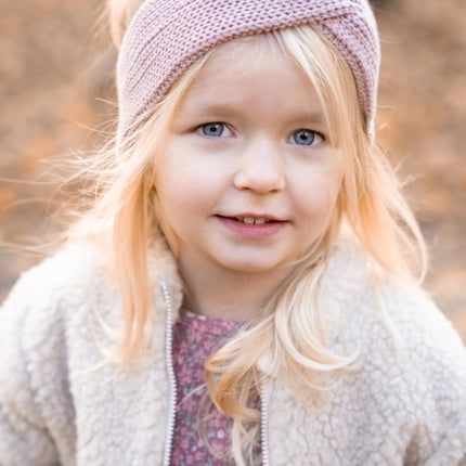 Little Dutch Baby Haarbandje Gebreid Velvet Rose koop je bij Babywinkel