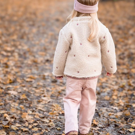Little Dutch Baby Haarbandje Gebreid Velvet Rose koop je bij Babywinkel