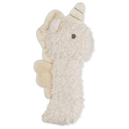 Konges Slojd Rammelaar Teddy Unicorn Beige koop je bij Babywinkel