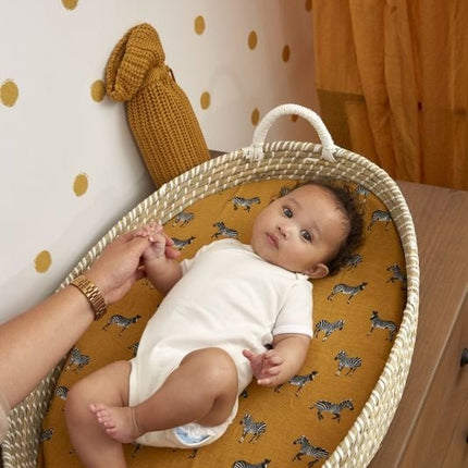 Meyco Kruikenzak Herringbone Honey Gold koop je bij Babywinkel