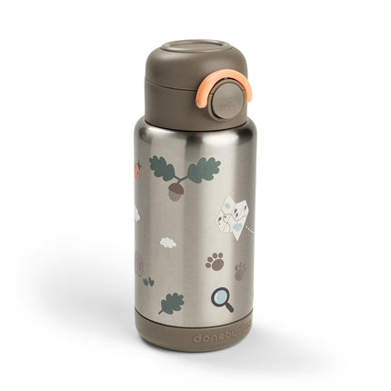<tc>Done by Deer</tc> Bottiglia termica con cannuccia Tiny Trails Sand 340 ml