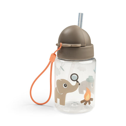 <tc>Done By Deer</tc> Bicchiere con cannuccia Tiny Trails Sand 280 ml
