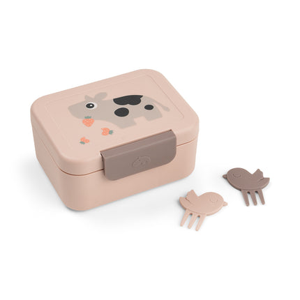 <tc>Done by Deer</tc> Contenitore per il pranzo con stuzzicadenti per snack Tiny Farm Powder