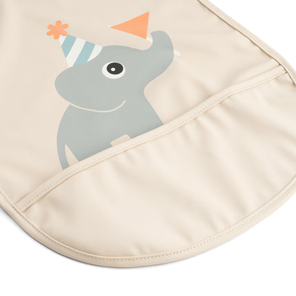 Bavaglino in velcro Celebration Sand