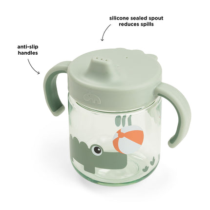 <tc>Done by Deer</tc> Tazza con beccuccio e manici Playground Green