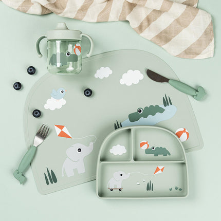 <tc>Done by Deer</tc> Tazza con beccuccio e manici Playground Green