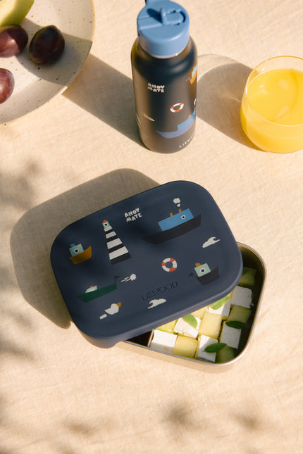 Lunchbox in acciaio inox Sailing/Classic Navy