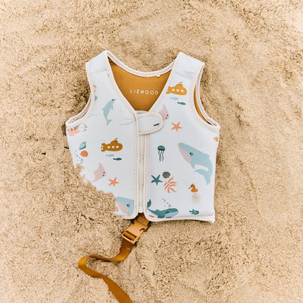 Giubbotto di salvataggio Liewood Dove Sea Creature / Sandy