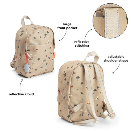 <tc>Done By Deer</tc> Zaino Tiny Trails Sand da 7,5 litri