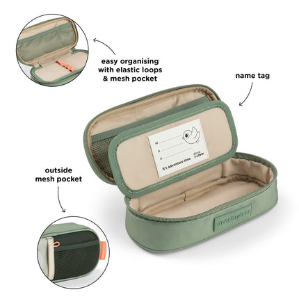 <tc>Done By Deer</tc> Astuccio per penne Tiny Trails Verde