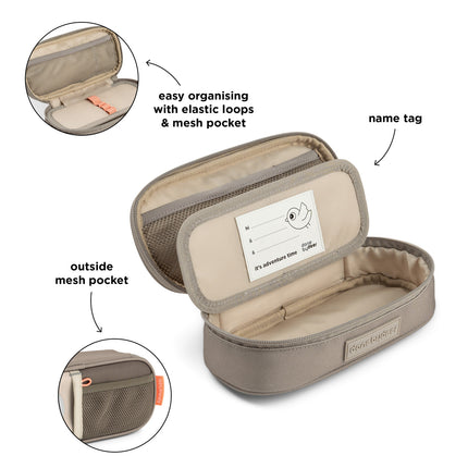<tc>Done By Deer</tc> Astuccio per penne Tiny Trails Sand