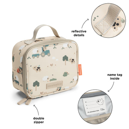 <tc>Done By Deer</tc> Borsa termica per il pranzo Tiny Farm Sand 2,8 L