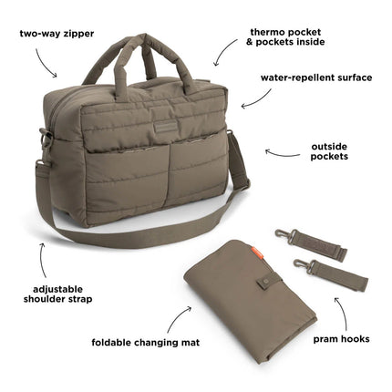 Done by Deer Borsa per il cambio Taupe XL