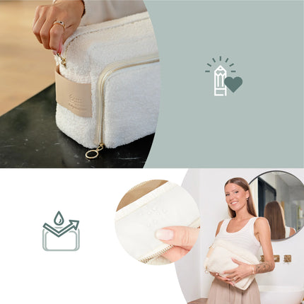 <tc>Babymoov</tc> x @babyatoutprix Borsa da toilette per bambini Curl White