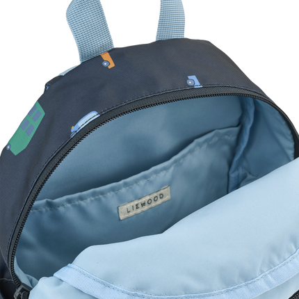 <tc>Liewood</tc> Zaino Andreas Cars/Classic blu navy