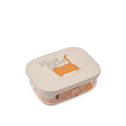 Liewood Lunchbox Arthur Tritant Gatti e Cani/ Sandy
