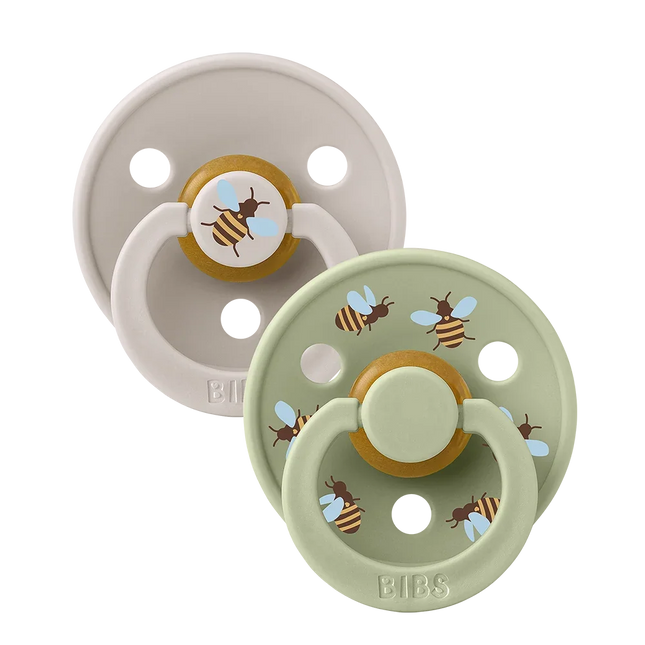 BIBS Tettarella Bumblebee Size 3 Mushrooom Mix 2pcs