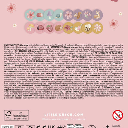 <tc>Little Dutch</tc> Set di francobolli Giardino delle fate 12 pezzi