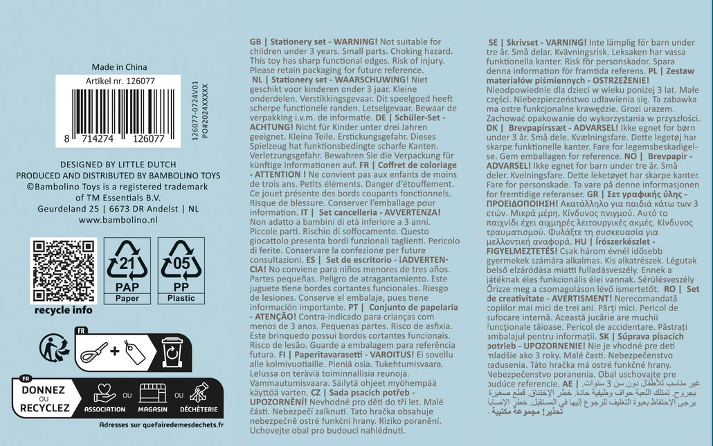 Set di cartoline LD Amici della foresta