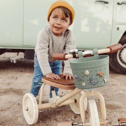 <tc>Banwood</tc> Cestino per monopattini e biciclette Pin<tamp>Ride Clay</tamp>