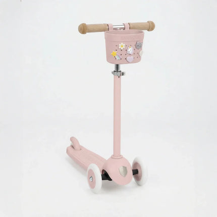 <tc>Banwood</tc> Cestino per monopattini e biciclette Pin<tamp>Ride Faded Pink</tamp>