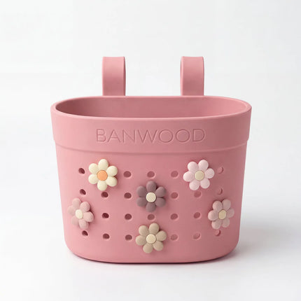 <tc>Banwood</tc> Cestino per monopattini e biciclette Pin<tamp>Ride Raspberry</tamp>