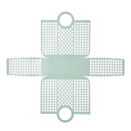 Cestino Bloom menta chiara