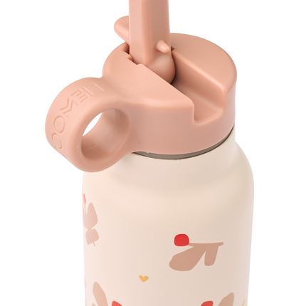 Bottiglia d'acqua Falk da 350 ml Farfalla/Fiore di melo