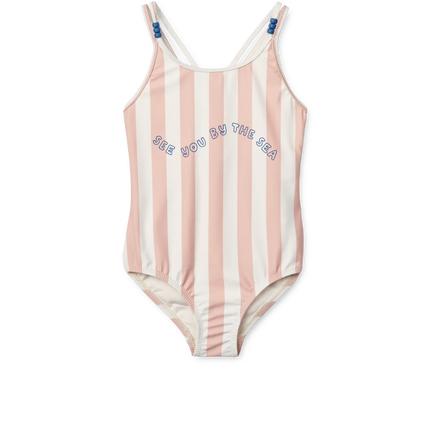 Liewood Badpak Kind Suna Stripe Sorbet Rose / Creme De La Creme