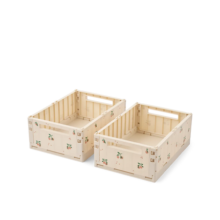Liewood Cassetta portaoggetti Weston Peach / Sea Shell Box M, 2 pezzi