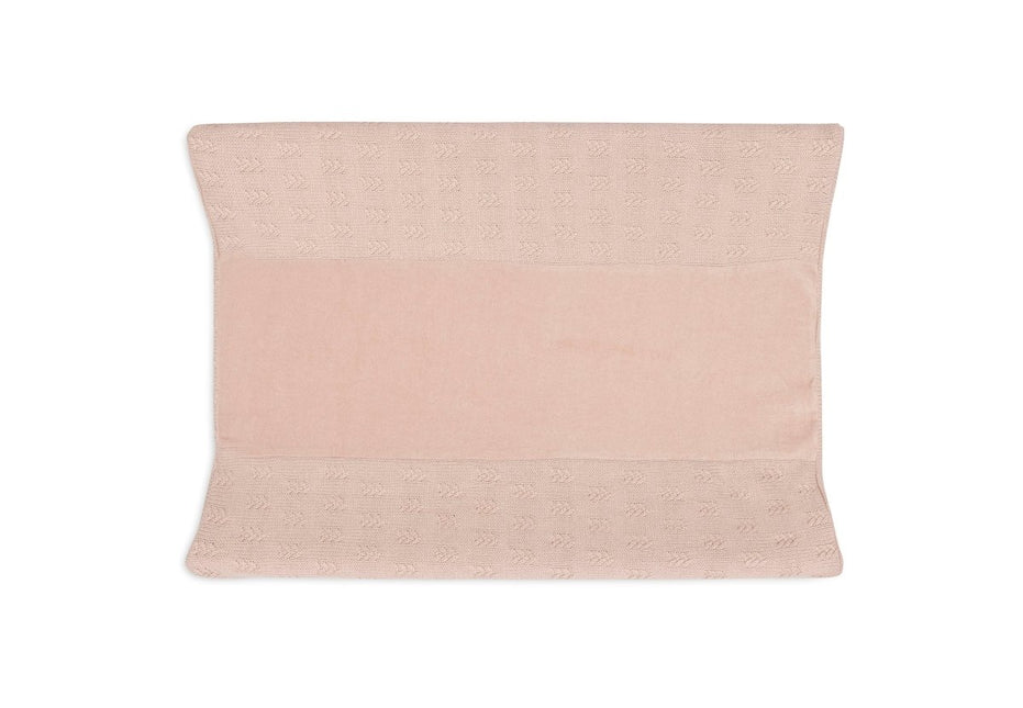 Jollein Aankleedkussenhoes Grain Knit Wild Rose 50X70Cm koop je bij Babywinkel