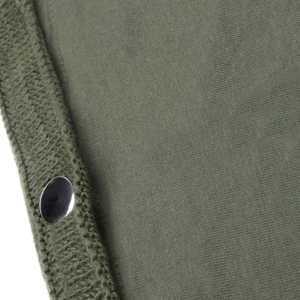 Aankleedkussenhoes 50x70cm Pure Knit - Leaf Green - GOTS - Babywinkel - 8717329370579