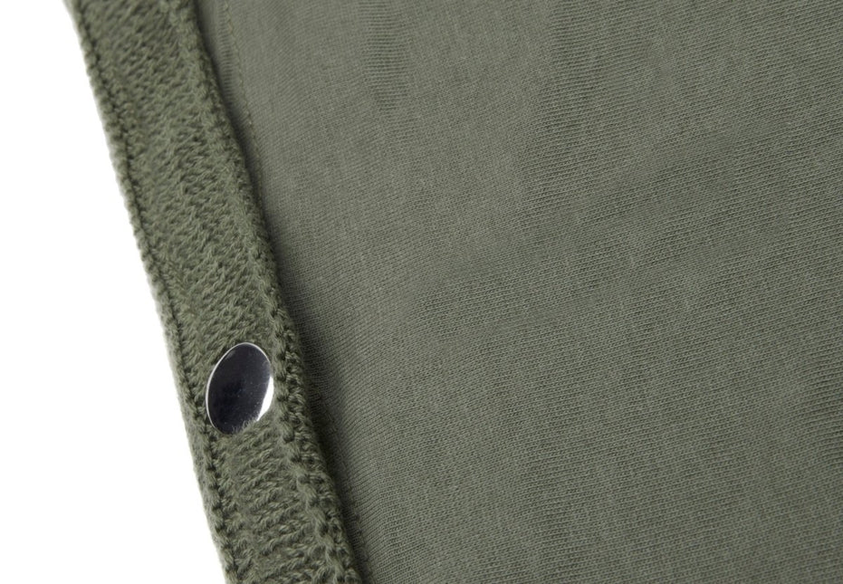 Aankleedkussenhoes 50x70cm Pure Knit - Leaf Green - GOTS - Babywinkel - 8717329370579