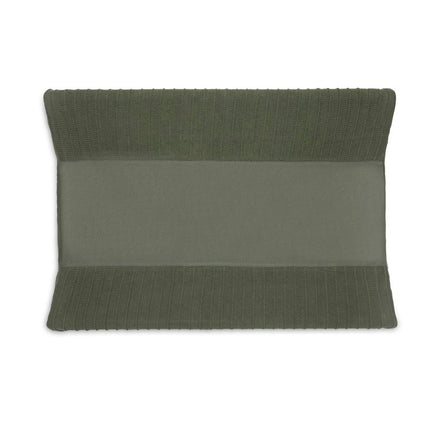 Aankleedkussenhoes 50x70cm Pure Knit - Leaf Green - GOTS - Babywinkel - 8717329370579