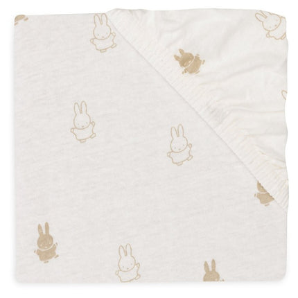 Aankleedkussenhoes Jersey 50x70cm Happy Miffy - Nougat - Babywinkel - 8717329378933