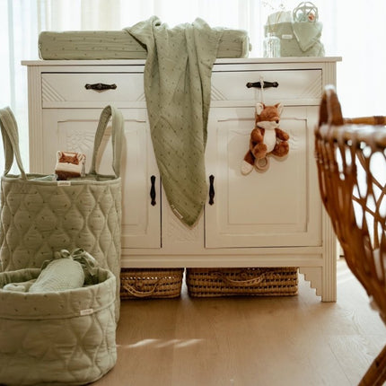 Aankleedkussenhoes - Pure Sage - Babywinkel - 8721122584217