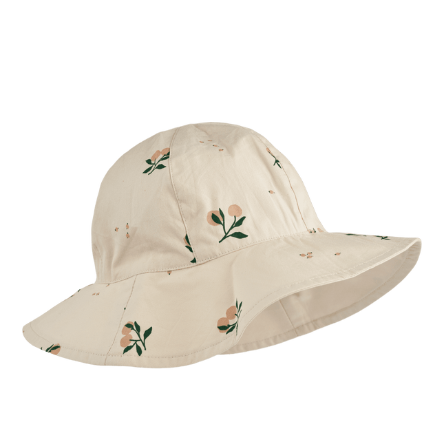Amelia omkeerbare zonnehoed Peach/Sandy koop je bij Babywinkel