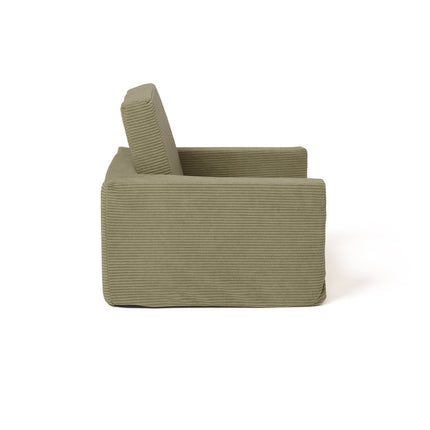 Armchair foldable green - Babywinkel - 7340028736035