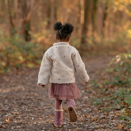 Teddy cardigan Sand