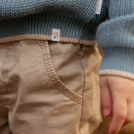 Maglione lavorato a maglia Blu Pietra
