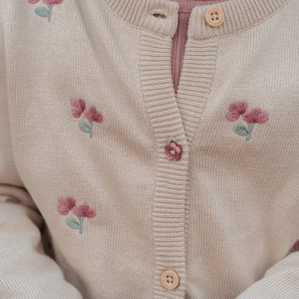 Cardigan lavorato a maglia Sand