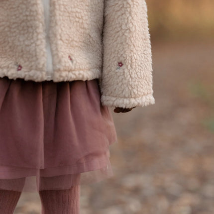 Teddy cardigan Sand