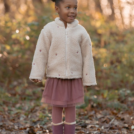 Teddy cardigan Sand