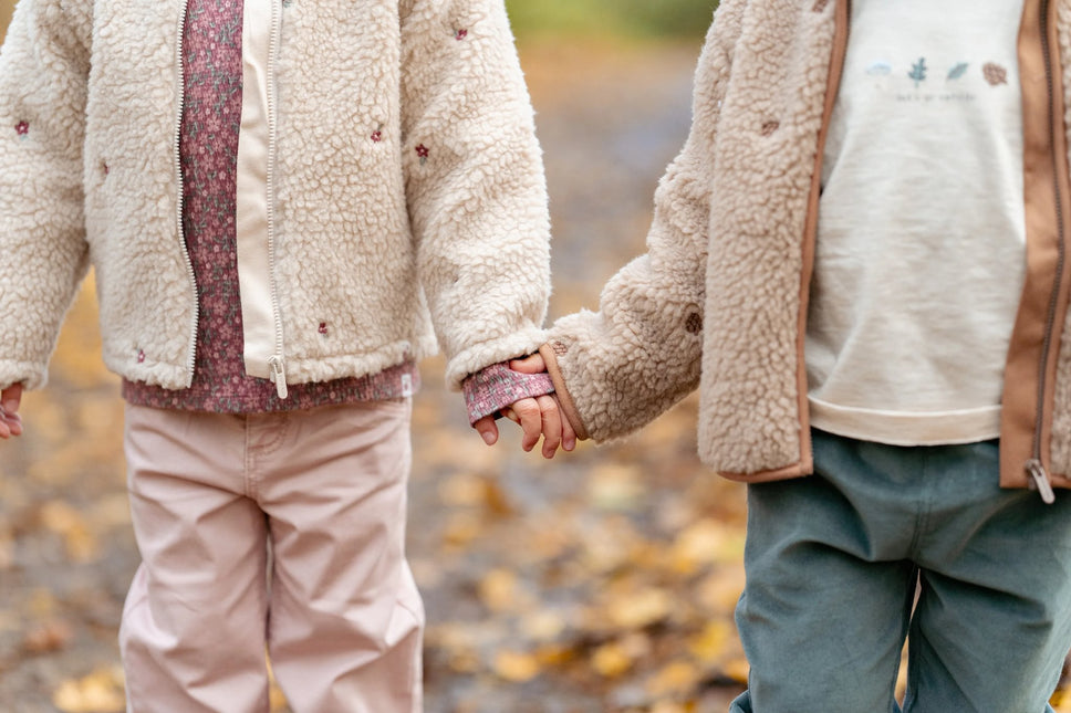 Teddy cardigan Sand