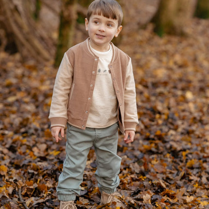 Cardigan lavorato a maglia Marrone/Taupe