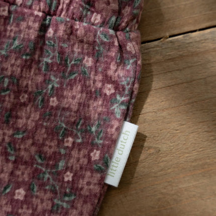 Pantaloni svasati Rouge Flower