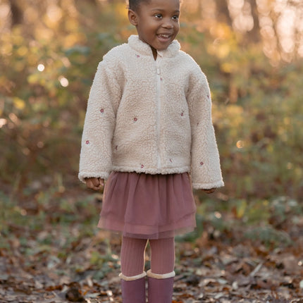 Teddy cardigan Sand
