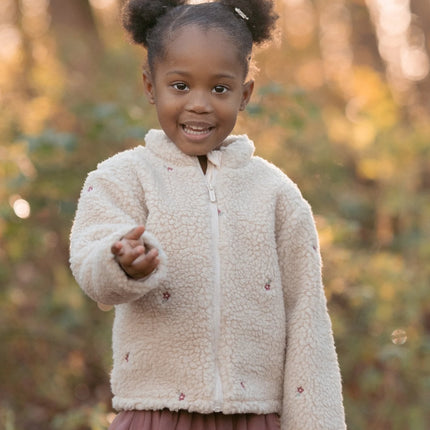 Teddy cardigan Sand
