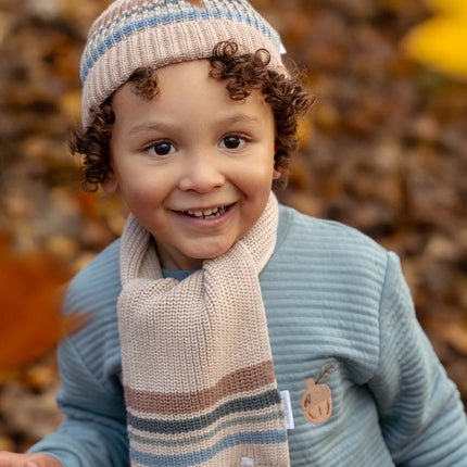 Cappello in maglia Taupe